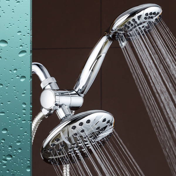 AquaDance® 3329 High Pressure 6-inch / 3-way Premium Rain & Handheld Shower Head Combo by AquaDance for the Ultimate Spa Experience! Officially Independently Tested to Meet Strict US Quality & Performance Standards