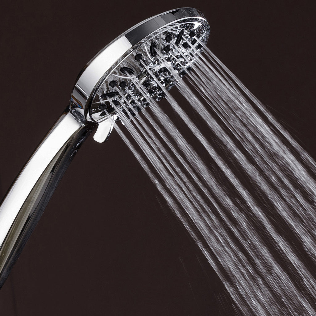 AquaDance Premium High Pressure 6-setting 4-Inch Shower Head for the  Ultimate Shower Spa Experience! Officially Independently Tested to Meet  Strict US